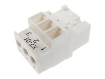 Weishaupt X7-01 3-pin plug, art: 716313.